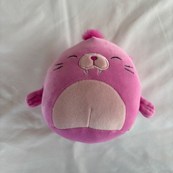 Squishmallows Sea Life Plush Bundle 8pc Clownfish Walrus Shark Turtle Seahorse - Picture 8 of 16